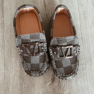 Baby Plaid checkered loafers ♡ gray